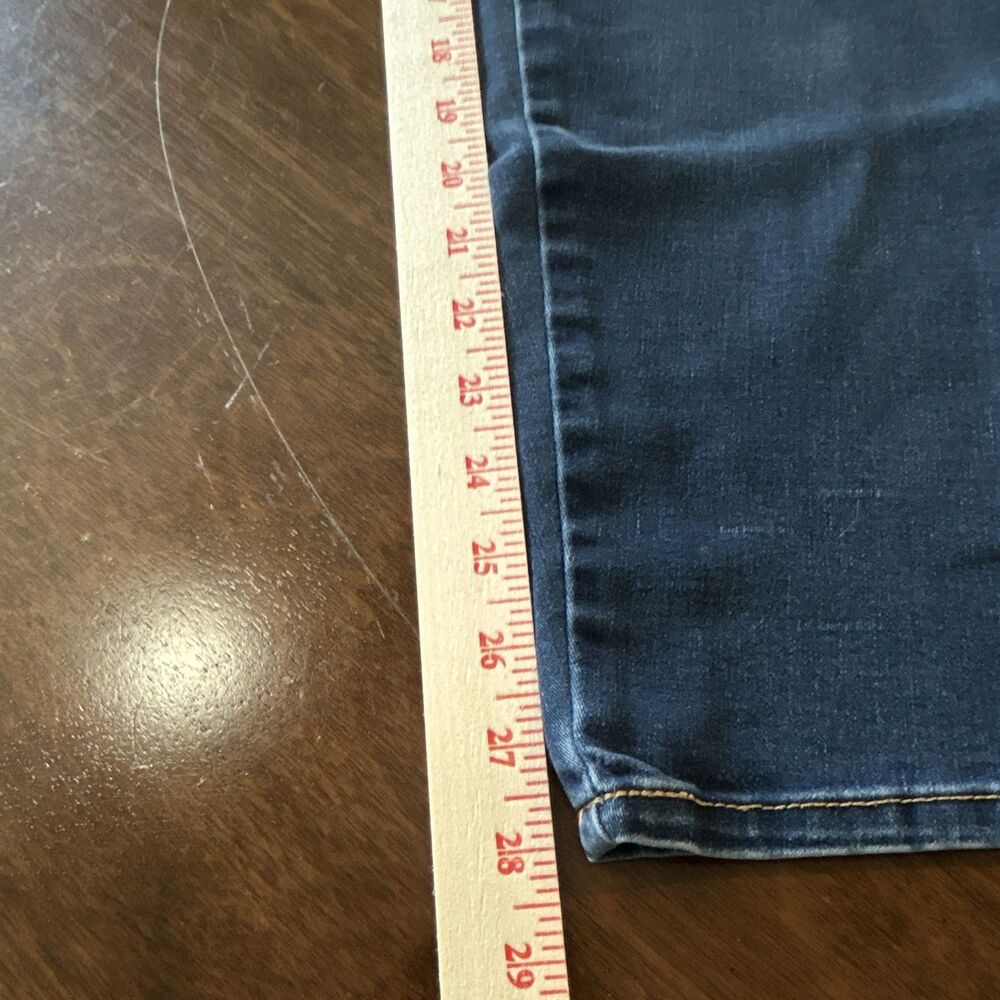 Vintage American Women's Skinny JeansBlue Mid Rise 5-Pocket MedWash Denim 14/32 - Picture 10 of 16